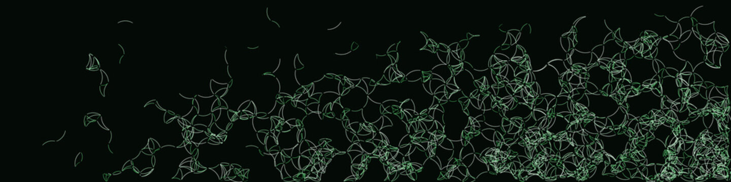 Procedural Art Network Mesh background illustration