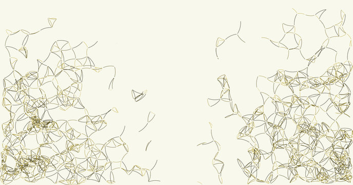 Procedural Art Network Mesh background illustration