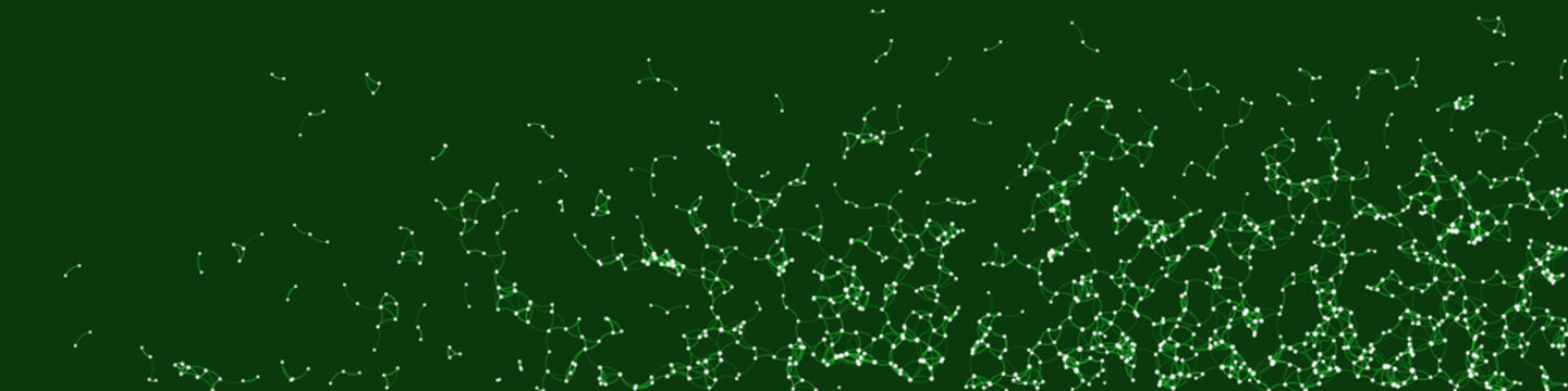 Procedural Art Network Mesh background illustration