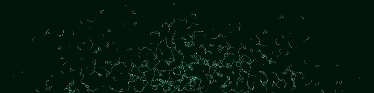 Procedural Art Network Mesh background illustration