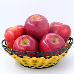 New Zealand apple on white background