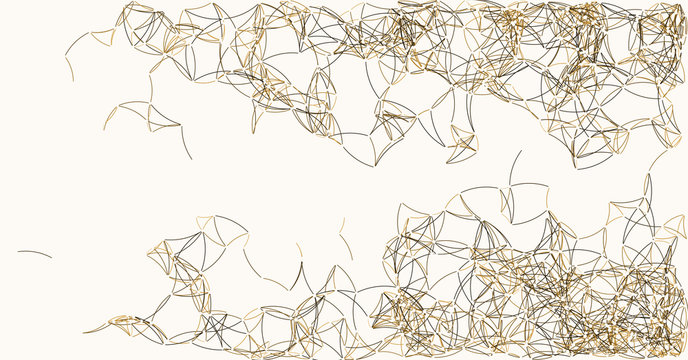 Procedural Art Network Mesh background illustration