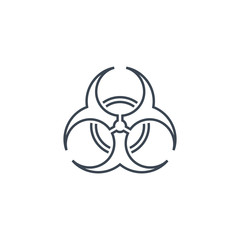 Biological Hazard Vector Icon