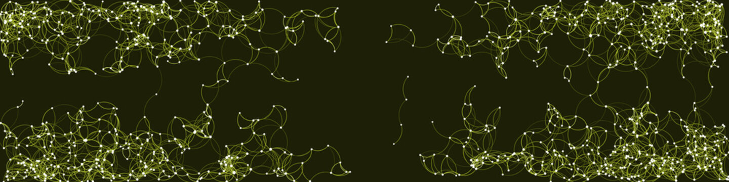 Procedural Art Network Mesh background illustration