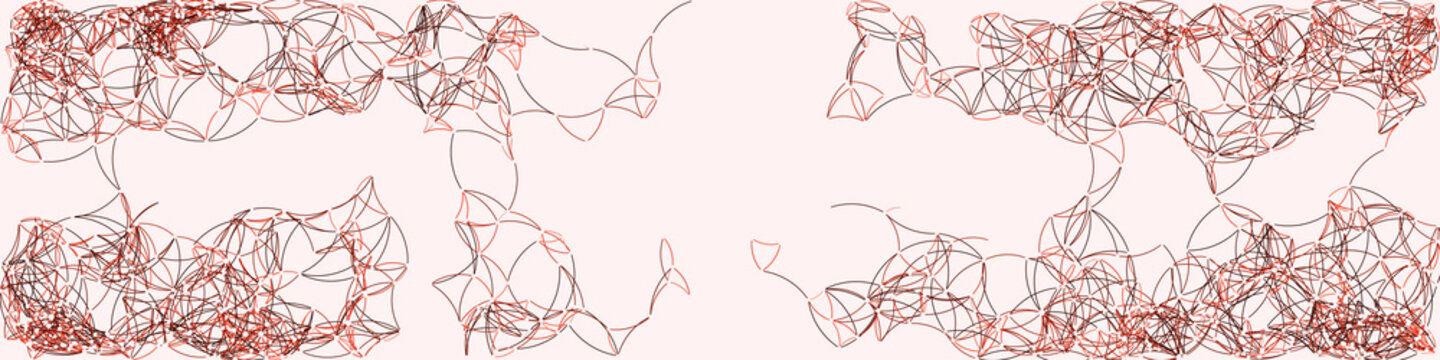 Procedural Art Network Mesh background illustration