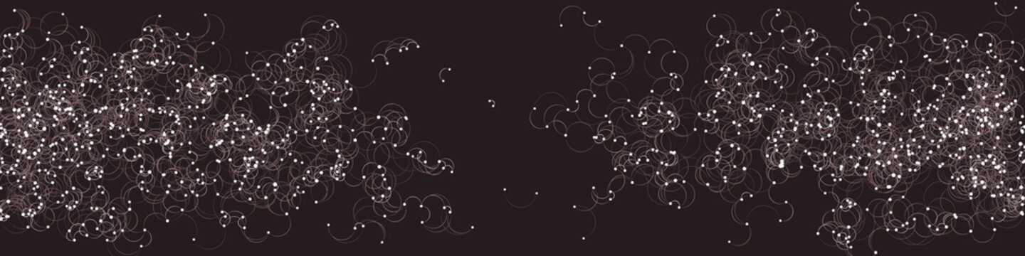 Procedural Art Network Mesh background illustration