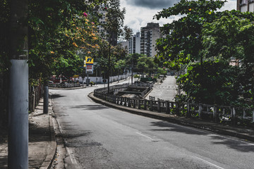 Imagens da cidade de Niterói, Rio de Janeiro, Brasil, com as ruas vazias por causa da quarentena...
