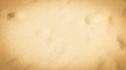 Shoe print on the sand