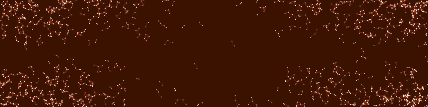 Procedural Art Network Mesh background illustration