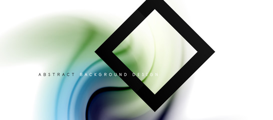 Abstract background, fluid mixing gradient liquid style colors composition. Vector Illustration For Wallpaper, Banner, Background, Card, Book Illustration, landing page