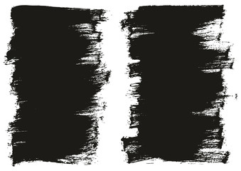 Flat Paint Brush Thin Half Background High Detail Abstract Vector Background Set 