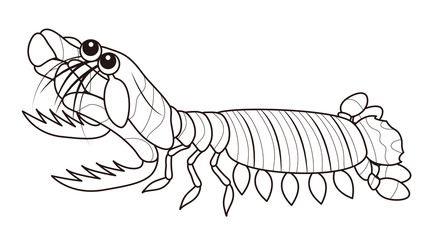 トラフシャコ キャラクター イラスト ぬりえ