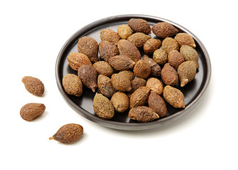 Sterculia lychnophora on white background