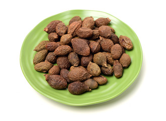 Sterculia lychnophora on white background