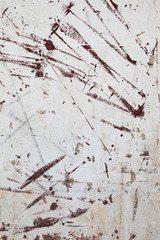 Construction site scars of detail