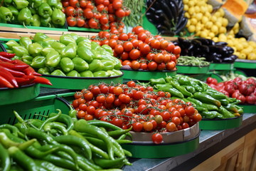 vegetables on the market