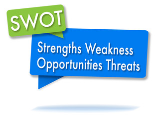 SWOT initials in colored bubbles