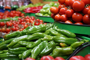vegetables on the market