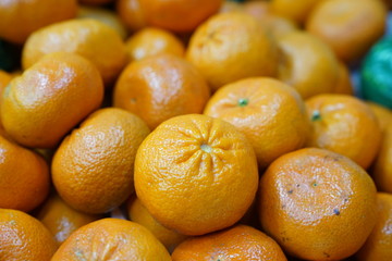 Full frame mandarin stock photo