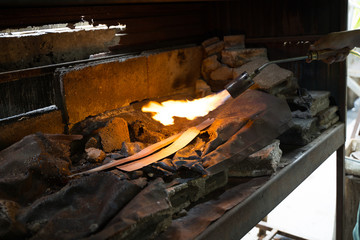 The process of burning silver in silver jewelry production