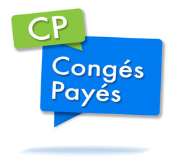French CP initials in colored bubbles