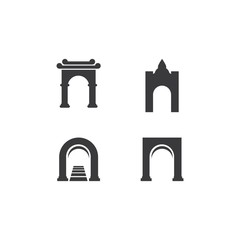 Gate illustration vector