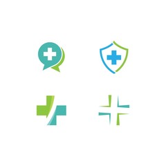 Fototapeta premium Cross Medical Logo template