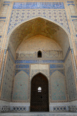 Portal of Bibi-Khanym Mosque. Samarkand, Uzbekistan.