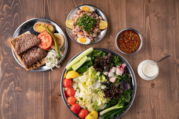 Turkish meatball from turkish cuisine