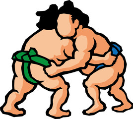 相撲の取り組み