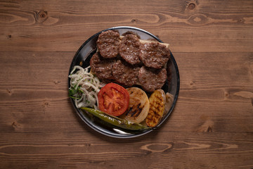 Turkish meatball from turkish cuisine