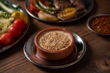 Sutlac dessert from turkish cuisine