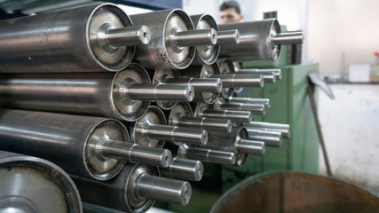  steel stack at an iron casting factory