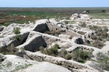 Ancient Settlement of Varakhsha. Outskirts of Bukhara, Uzbekistan, Central Asia.