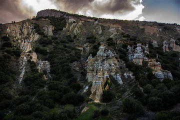  Kula Fairy Chimneys, which are formed as a result of heavy rain and winds, provide a visual feast to its visitors. There is a beauty that abstracts people from the concept of time