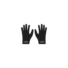 medical gloves icon