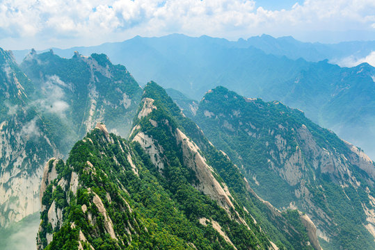 Beautiful scenery Yuntai Mountain, Henan, China.