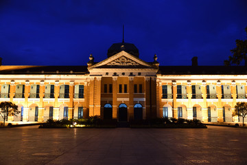 Fototapeta premium Xinhai Revolution Museum, light up