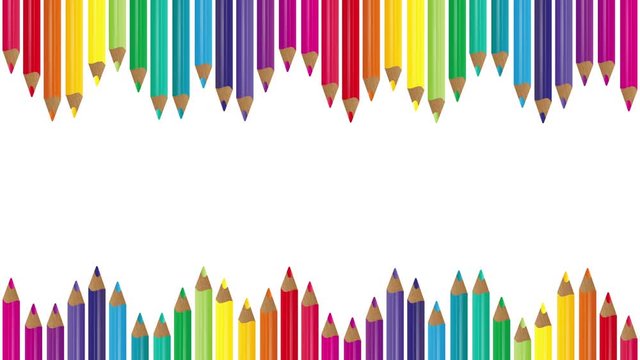 animated clip colored pencil illustration