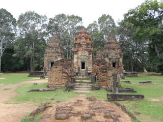 Naklejka premium シェムリアップの遺跡