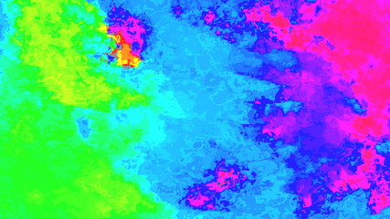 Obraz na płótnie Canvas abstract rainbow background colorful art wallpaper pattern texture sea water aqua ocean watercolor