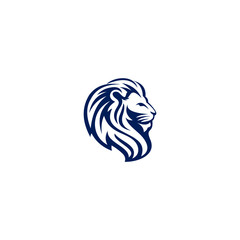 modern and unique lion logo