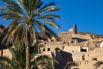 Ruins of an old omani village in Birkat Al Mouz, Sultanate of Oman