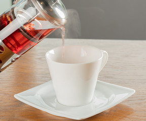 herbal tea stock photo