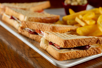 toast menü stock menü