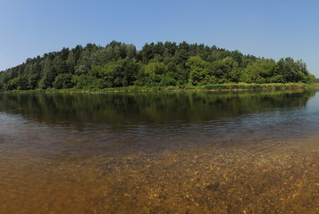 river in summer