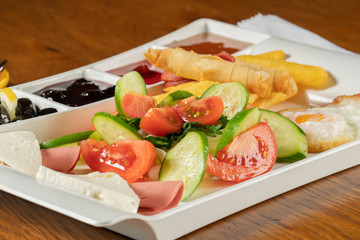 Turkish Breakfast stock photo