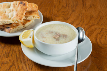 Delicious turkish iskembe stock photo