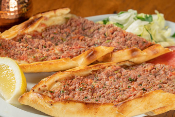 Turkish pita stock photo
