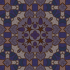 3d effect - abstract stone texture mosaic style pattern
